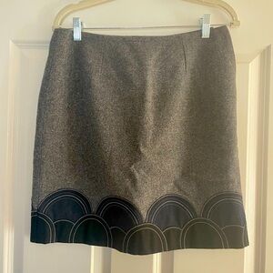 Boden fun grey skirt Sz 6 uk 10